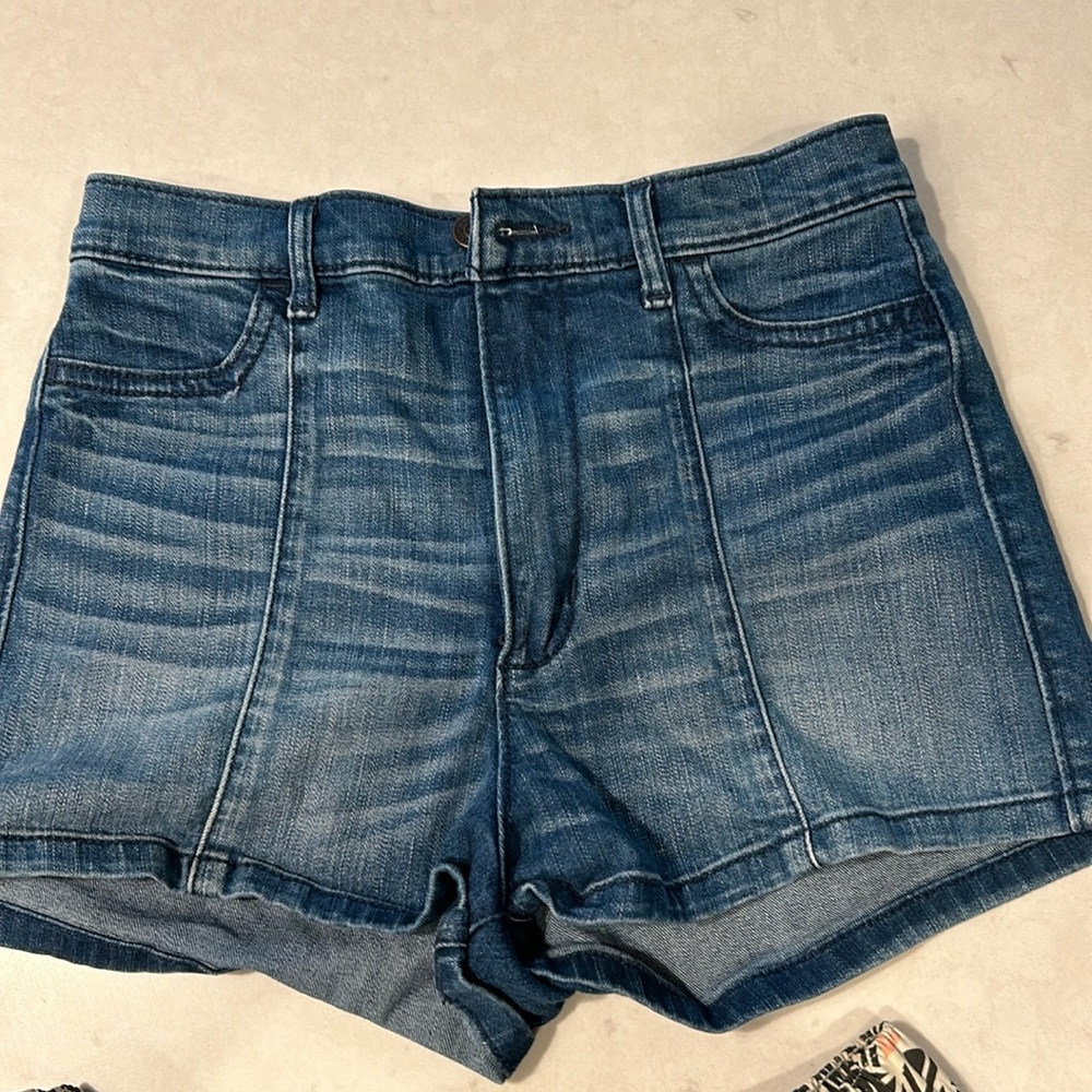 Gently used jeans short…. Like never lol